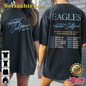 Eagles Hotel California Tour 2023 2 Side Shirt