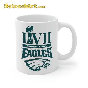 Eagles Super Bowl LVII 2023 White Ceramic Coffee Mug