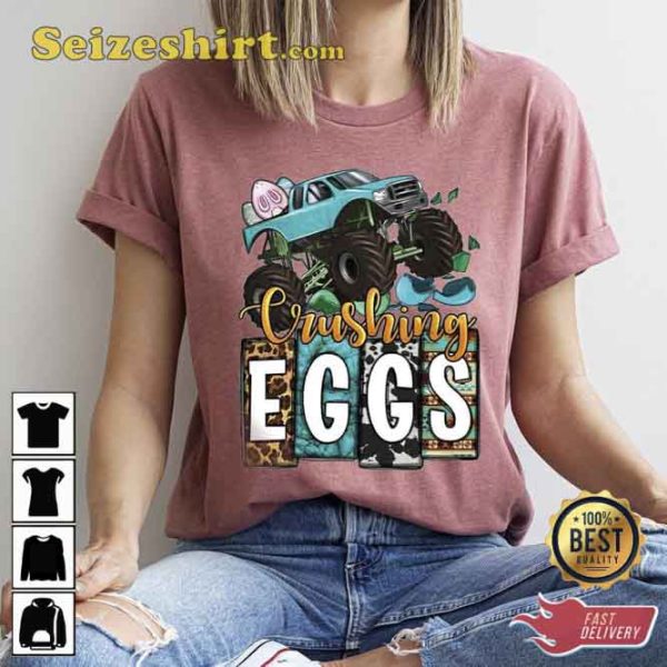 Easter Day Crushing Eggs Crewneck Sweatshirt