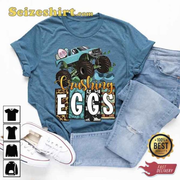 Easter Day Crushing Eggs Crewneck Sweatshirt