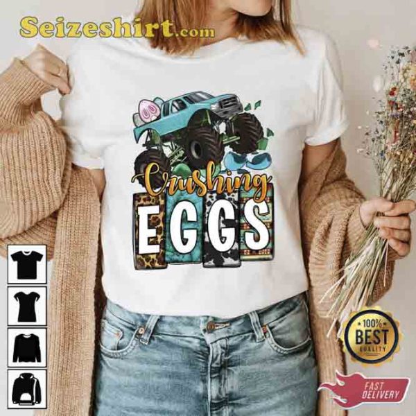 Easter Day Crushing Eggs Crewneck Sweatshirt