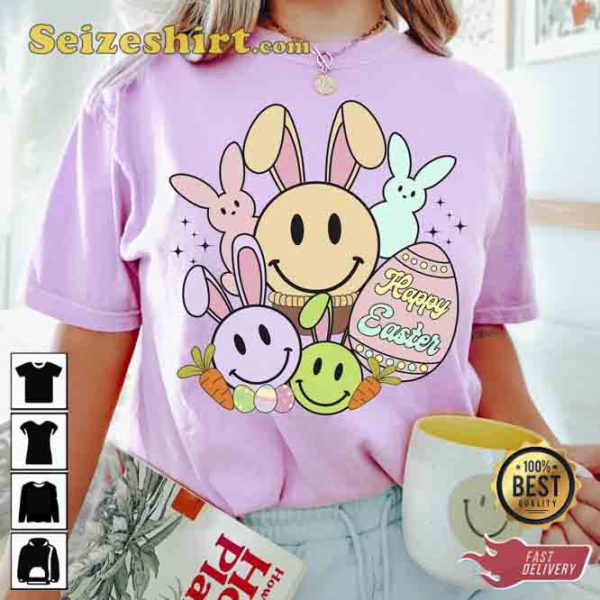 Easter Smiley Faces Unisex T-Shirt