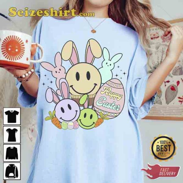 Easter Smiley Faces Unisex T-Shirt