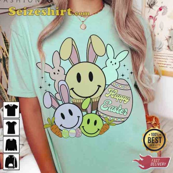 Easter Smiley Faces Unisex T-Shirt