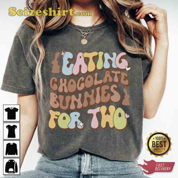 Eating for Two Easter Pregnancy Announcement Shirt