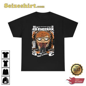 Ed Sheeran Comic Pop Black Unisex Crewneck Sweatshirt