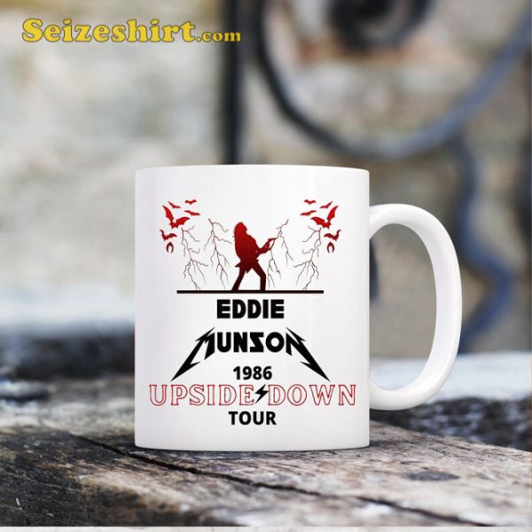 Eddie Munson 1986 Upside Down Tour Mug