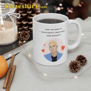 Eminem Palms Sweaty Knees Weak Arm Spagetti Valentines Day Coffee Mug