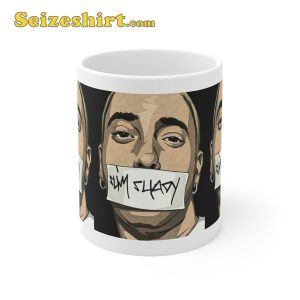 Eminem Rap God Slim Shady Ceramic Coffee White Glossy Mug