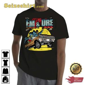 Eminem and Dr Dre Unisex Retro T-shirt
