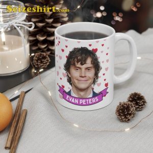 Evan Peters Cute Mug Gift Cool Funny Evan Peters Mug