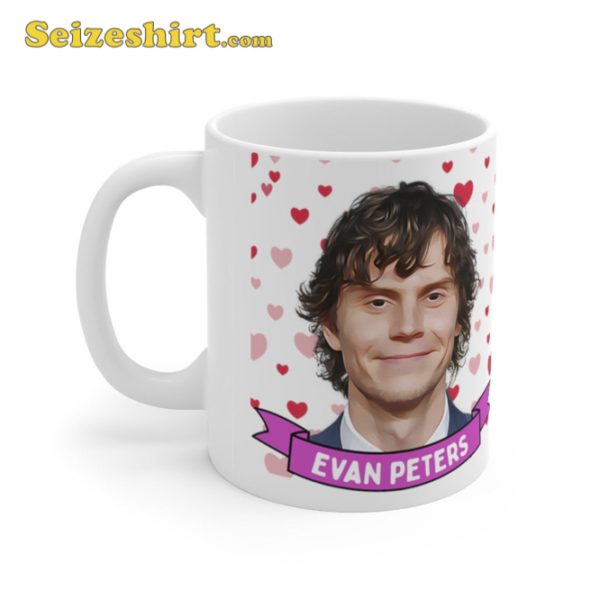 Evan Peters Cute Mug Gift Cool Funny Evan Peters Mug