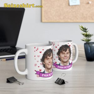 Evan Peters Cute Mug Gift Cool Funny Evan Peters Mug