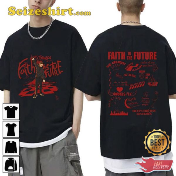 Faith In The Future Album Track List Shirt Louis Tomlinson Tee