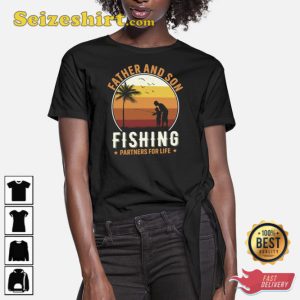 Father And Son Fishing Partners For Life Shirt