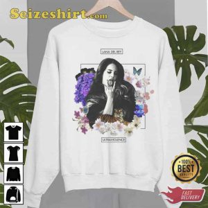 Floral Illustration Lana Del Rey Fan Art Ultraviolence Sweatshirt