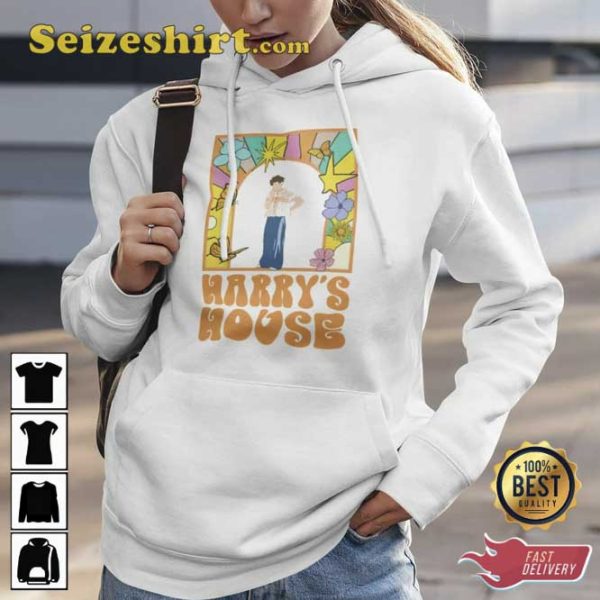 Floral Welcome To Harrys House Hoodie