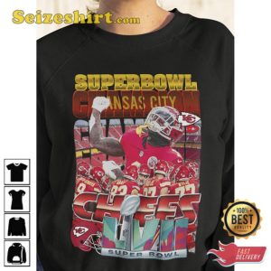 Football Sports Design Super Bowl LVII Chiefs Champions 2023 Shirt