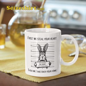 Funny Bunny Mug Rabbit Coffee Cup Gift