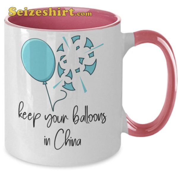 Funny Chinese Weather Balloon Mug