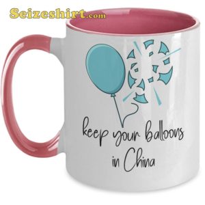 Funny Chinese Weather Balloon Mug