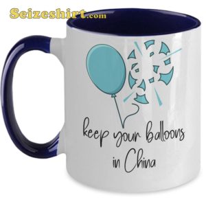 Funny Chinese Weather Balloon Mug