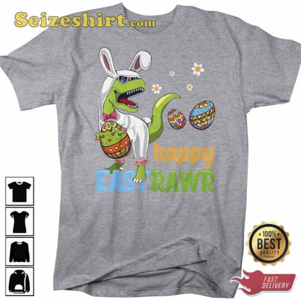 Funny Easter Happy Eastrawr Shirts