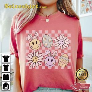 Funny Easter Smiley Faces T-Shirt