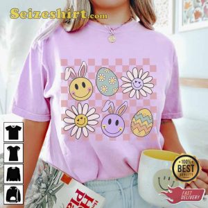 Funny Easter Smiley Faces T-Shirt