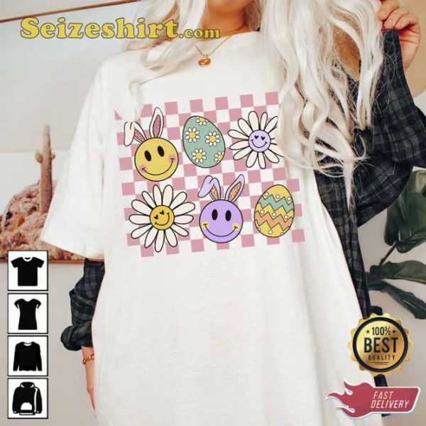 Funny Easter Smiley Faces T-Shirt