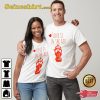 Funny Love is in the Air Gas Mask Anti Valentine Quote Unisex T-Shirt