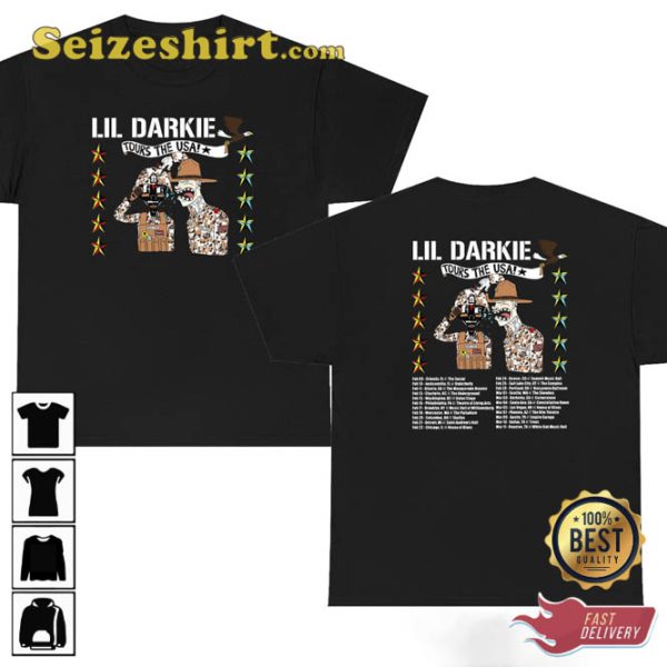 Funny Music Lil Darkie Tour 2023 Music Tour Shirt Gifts