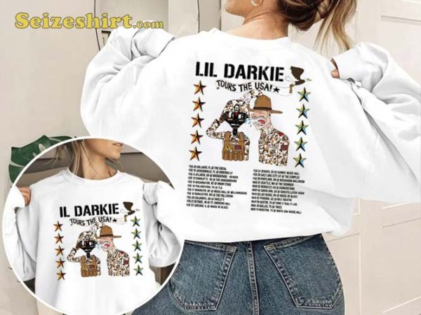 Funny Music Lil Darkie Tour 2023 Music Tour Shirt Gifts