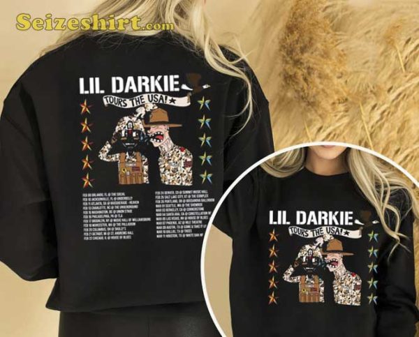 Funny Music Lil Darkie Tour 2023 Music Tour Shirt Gifts