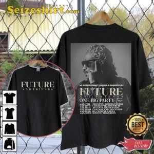 Future And Friends One Big Party Tour 2023 Retro Graphic Tee