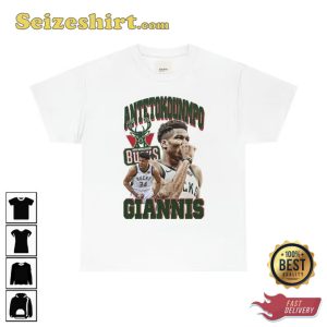 Giannis Antetokounmpo Shirt Vintage 90s Tee Shirts