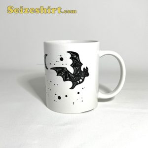 Goddess Moon and Flowers Patterned Coffee Cup