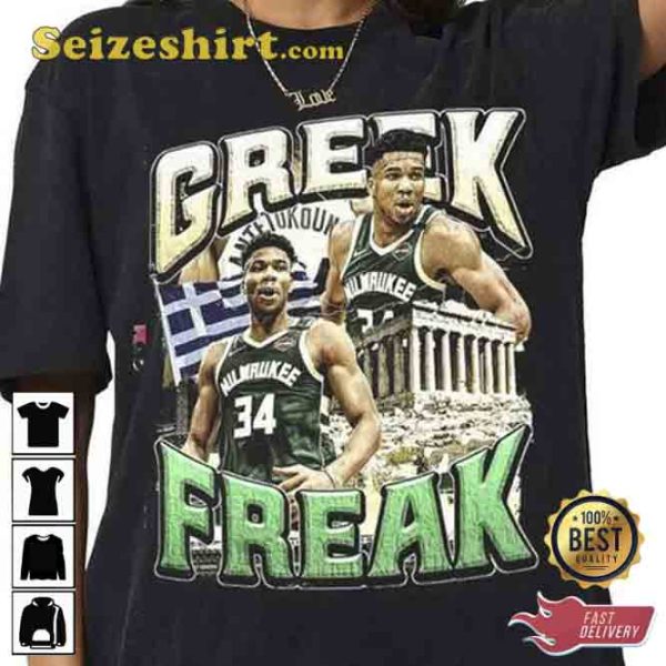 Greek Freak Giannis Antetokounmpo Bootleg Unisex T-Shirt