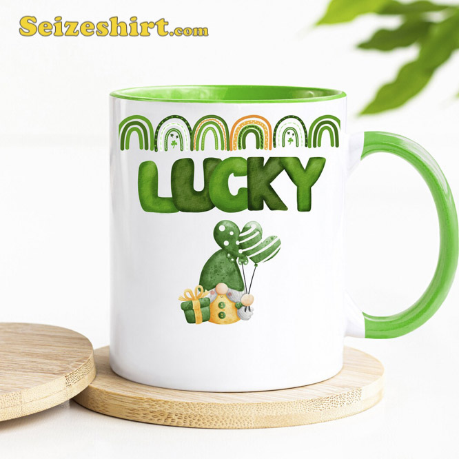 Green Lucky St Patricks Day Mug