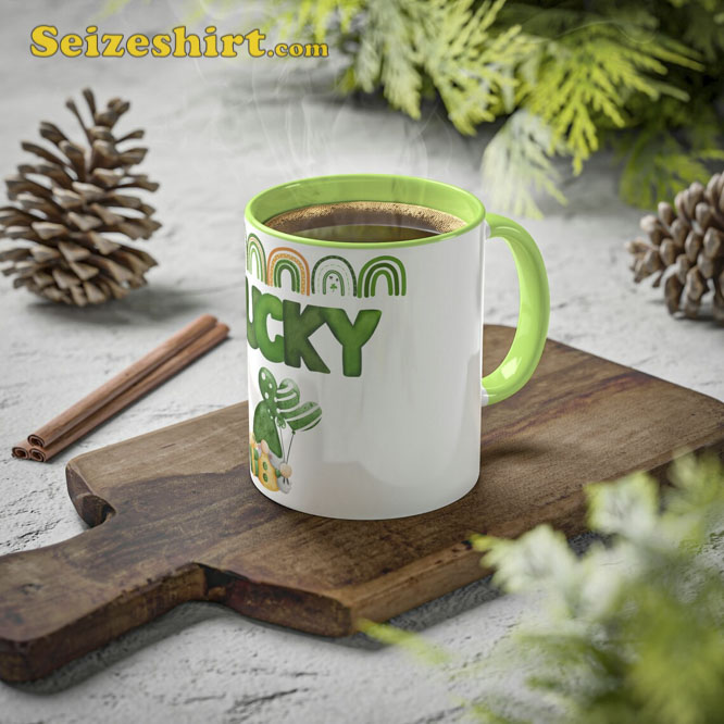 Green Lucky St Patricks Day Mug