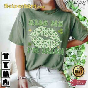 Groovy Kiss Me I’m Irish Shirt St Patrick’s Day Shirt