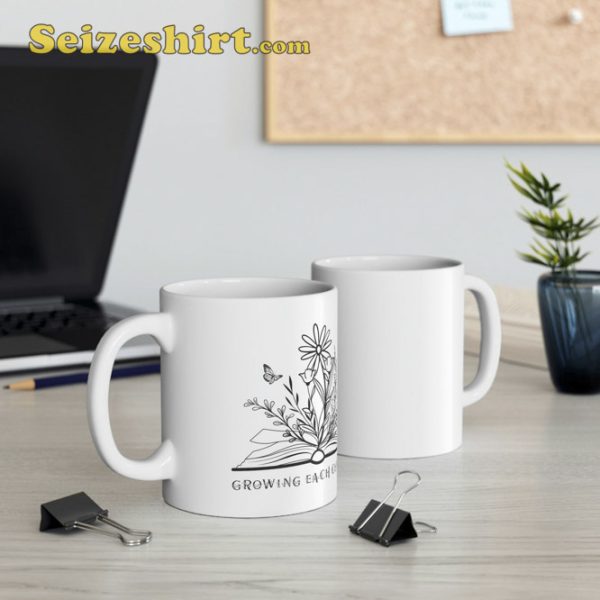 Growing Each Chapter Wildflower Coffee Mug