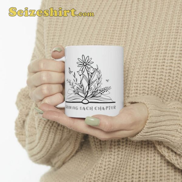 Growing Each Chapter Wildflower Coffee Mug