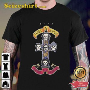 Guns N Roses Logo Inspired Bone Thugs Harmony Unisex T-Shirt