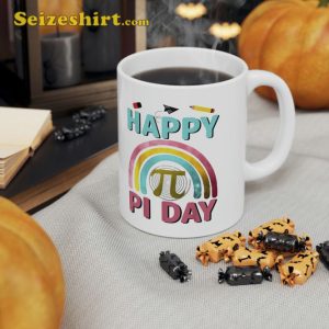 Happy Pi Day Teacher Maths Symbol Rainbow Funny Mug