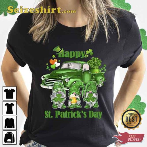 Happy St Patrick Day Gnomes Shirt