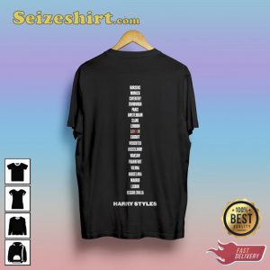 Harry Tour 2023 Tee Shirt