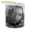 HeartInk Beyonce Black And White Printed Ceramic Coffee Mug