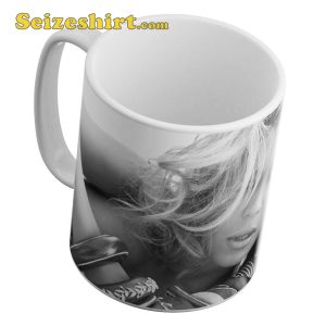 HeartInk Beyonce Black And White Printed Ceramic Coffee Mug