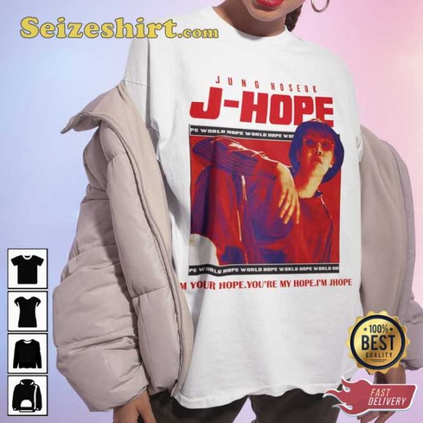 Hot J Hope BTS Vintage Bootleg Photo Shirt